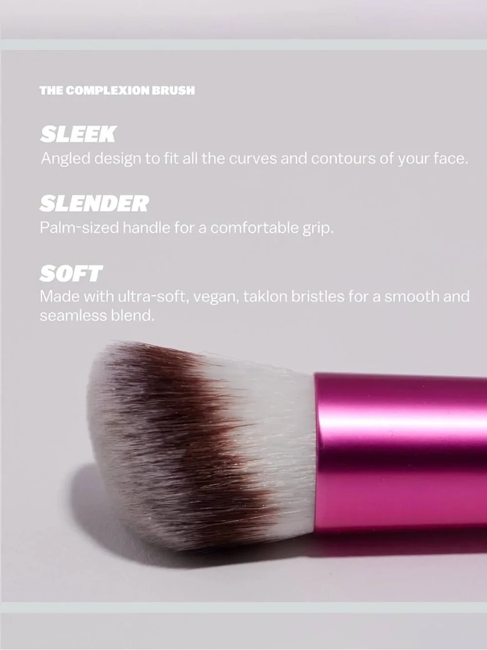 BASMA Beauty Complexion Foundation Makeup Brush, Dense Round
